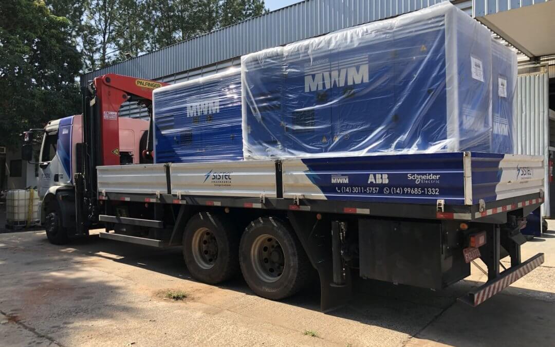 Sistel reforça a sua frota de geradores de energia para locação